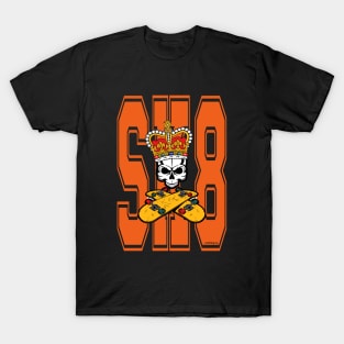 van King - King Skull SK8 Clean Style T-Shirt